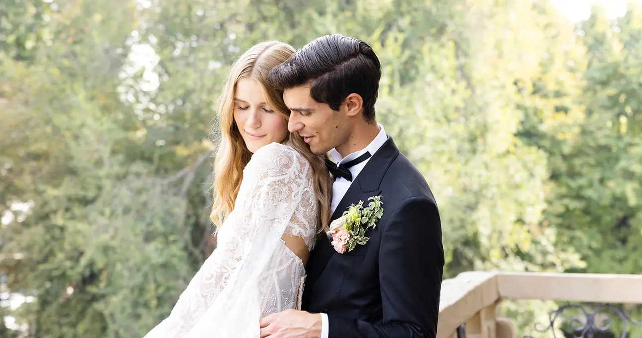 An unposed embrace caught between two moments